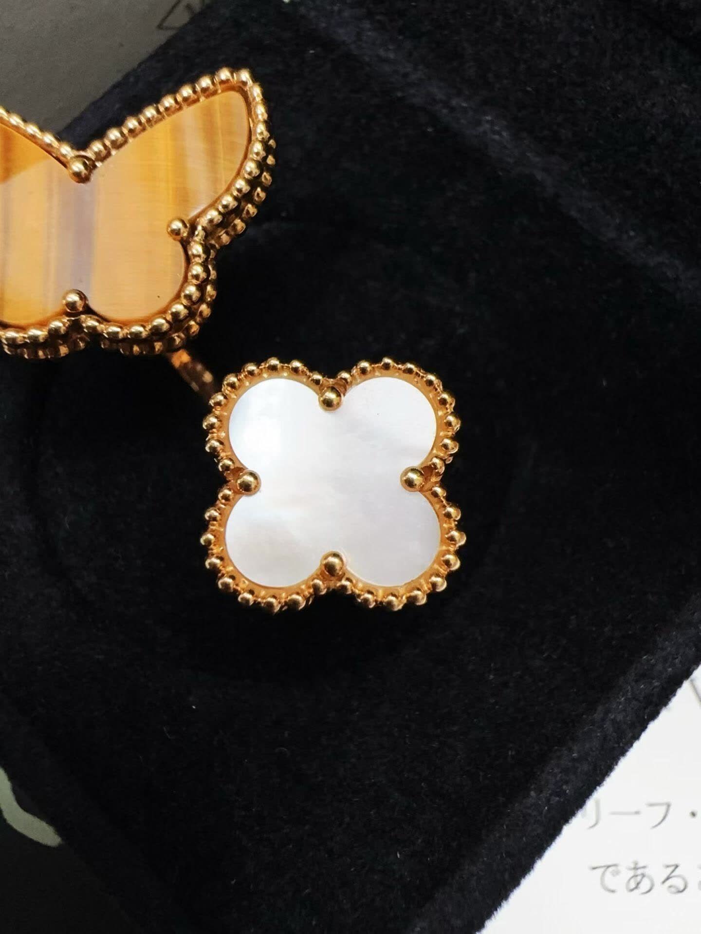 Van Cleef & Arpels Alhambra Butterfly Earrings